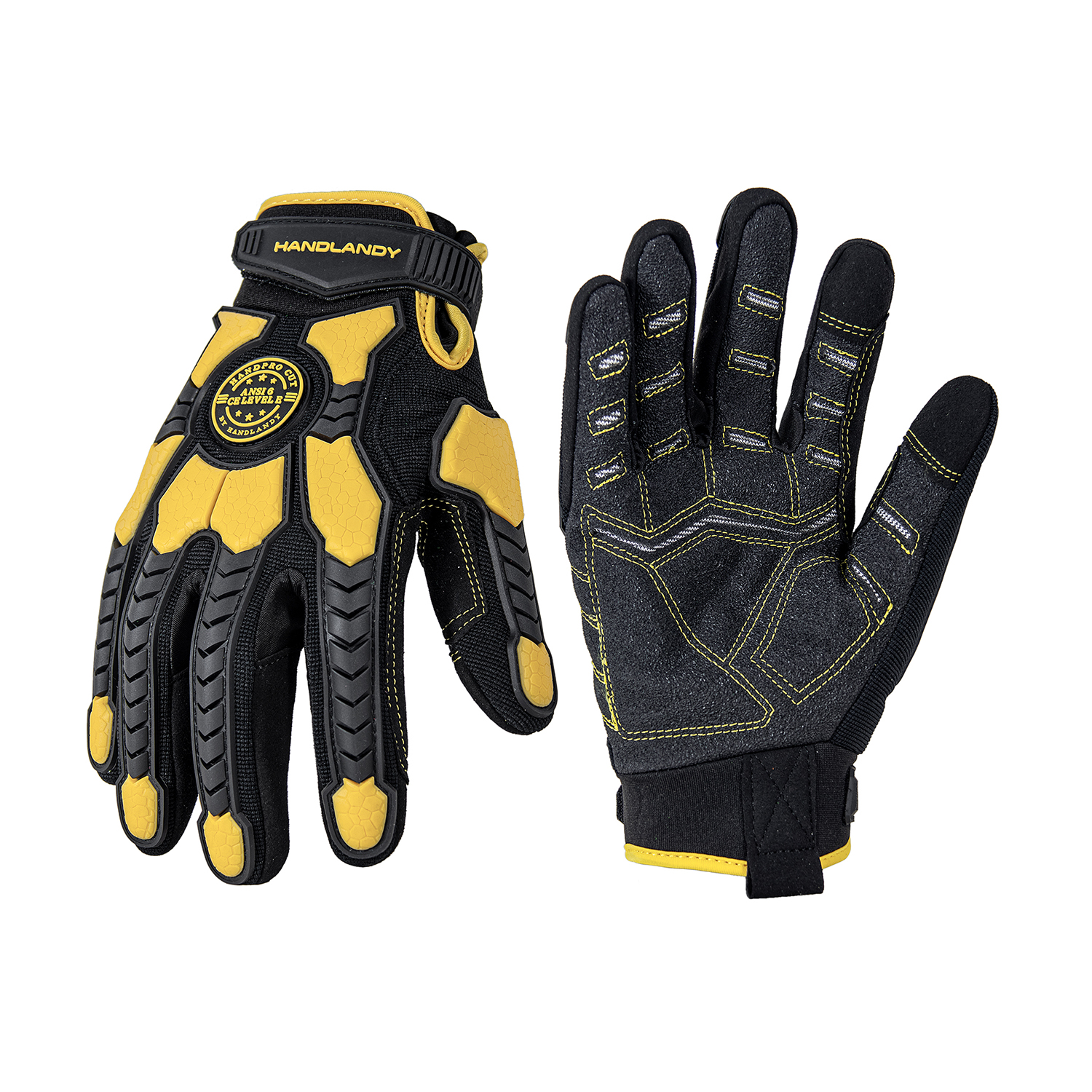 Work Glove Impact - HANDLANDY Heavy Duty Work Gloves, Cut