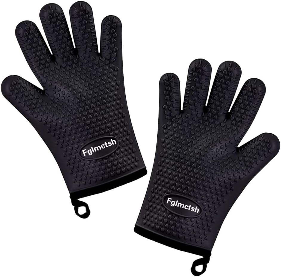 Heat Resistant Glove - Silicone Oven Mitts, Heat Resistant BBQ