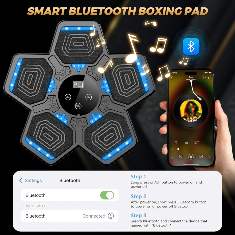 Music Boxing Machine for Adult - Workout Glove Gym incelemesi ve fiyatı