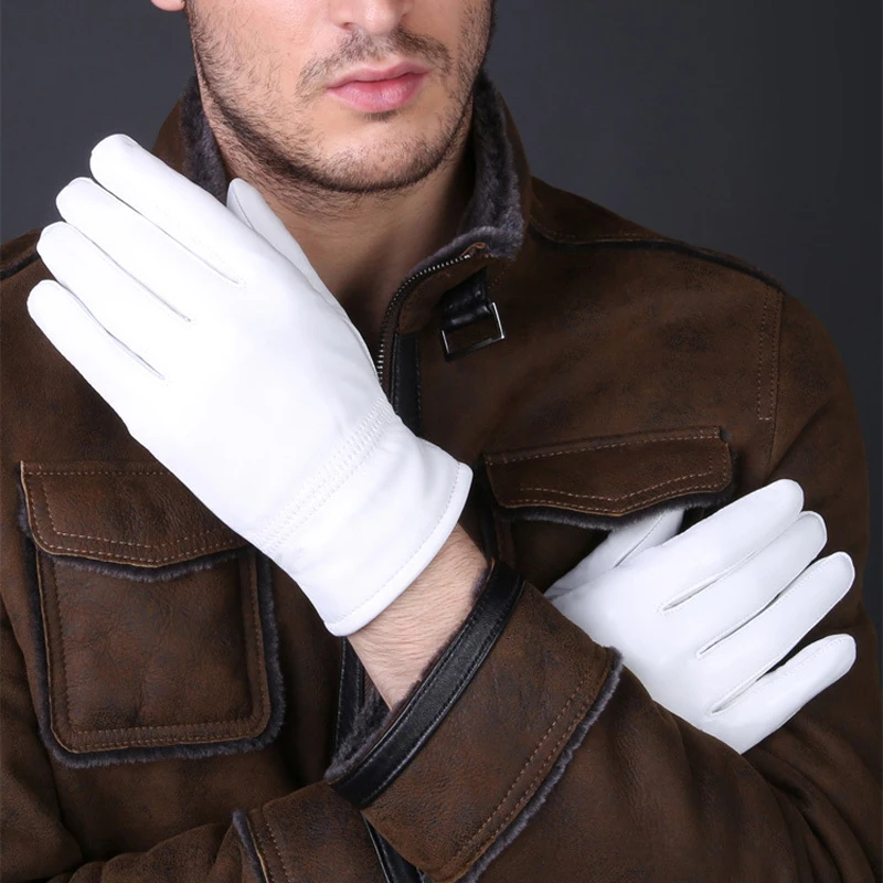 2025 Winter Genuine Leather Wh - Leather Driving Glove incelemesi ve fiyatı