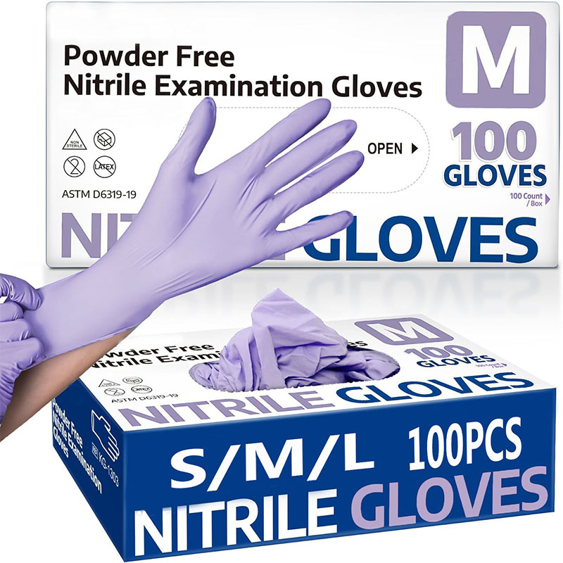 10/20/50/100PCS Purple Disposa - Nitrile Mechanic Glove incelemesi ve fiyatı