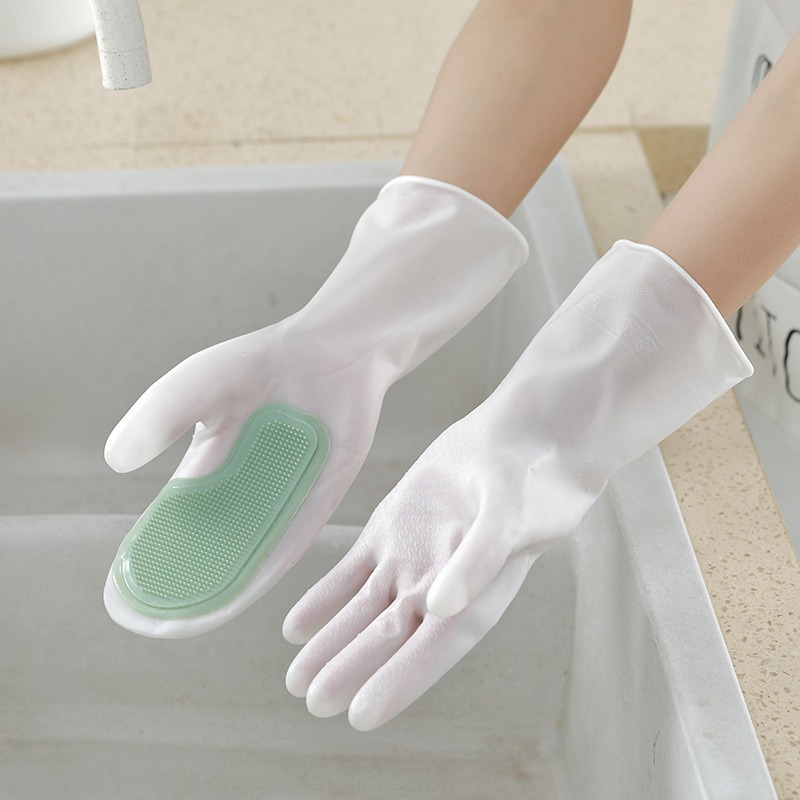 2Pcs Durable Lead-Free Latex D - Rubber Glove Cleaning incelemesi ve fiyatı