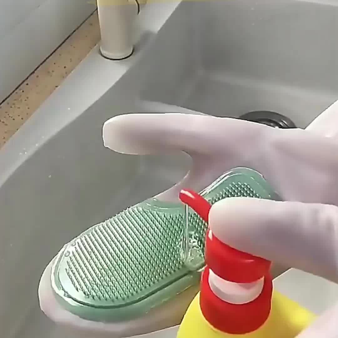 2Pcs Durable Lead-Free Latex D - Rubber Glove Cleaning incelemesi ve fiyatı