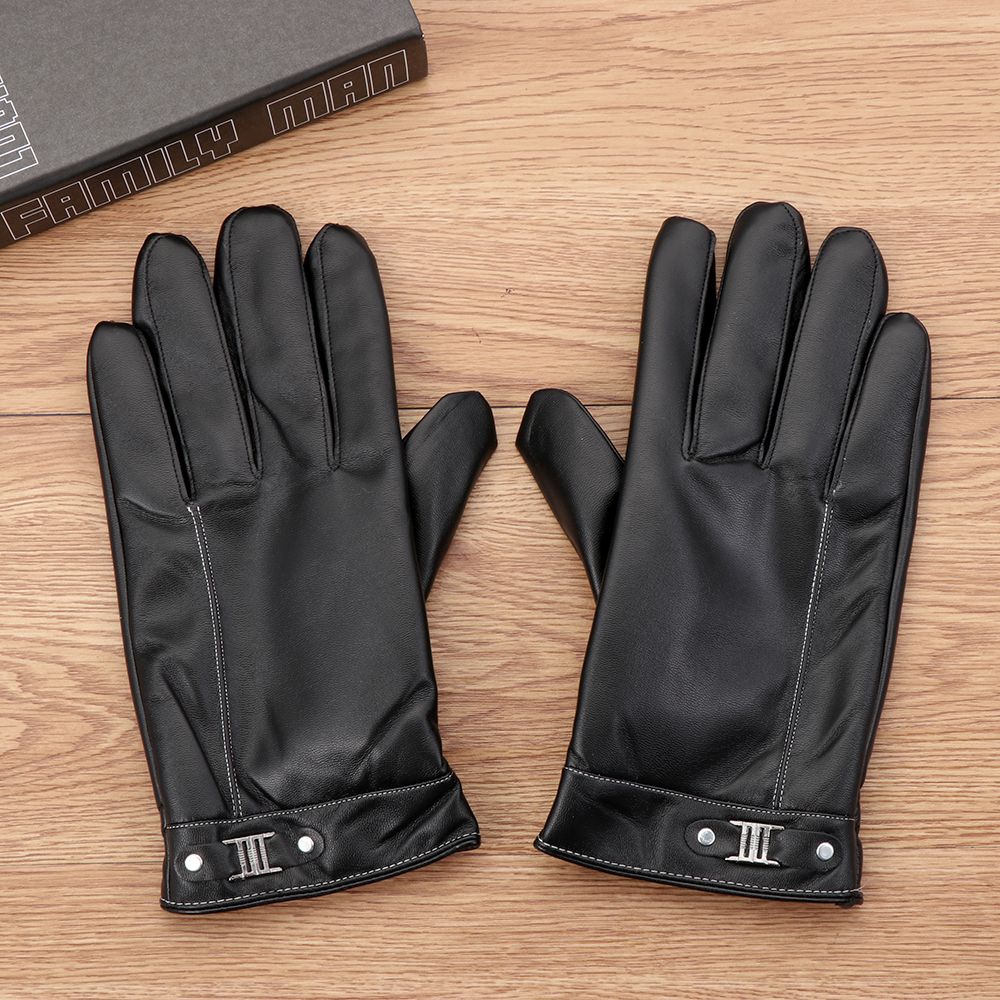 Men's Fleece Thermal Leather G - Leather Driving Glove incelemesi ve fiyatı
