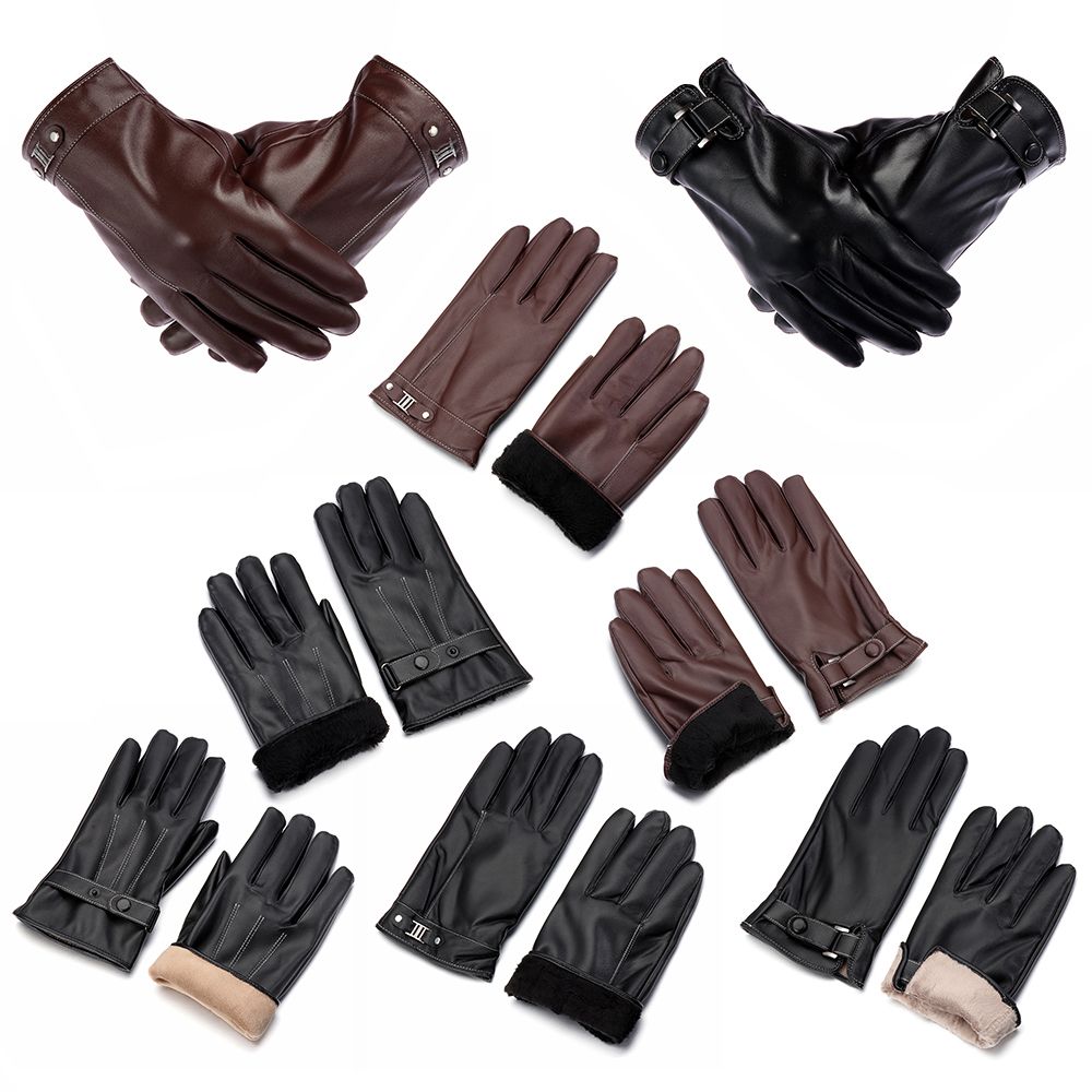 Men's Fleece Thermal Leather G - Leather Driving Glove incelemesi ve fiyatı