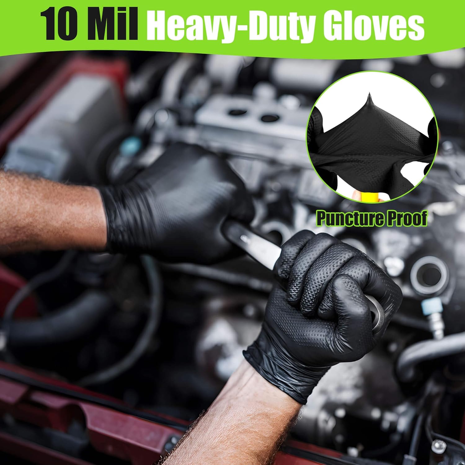 10 Mil Nitrile Gloves Large -  - Nitrile Mechanic Glove incelemesi ve fiyatı