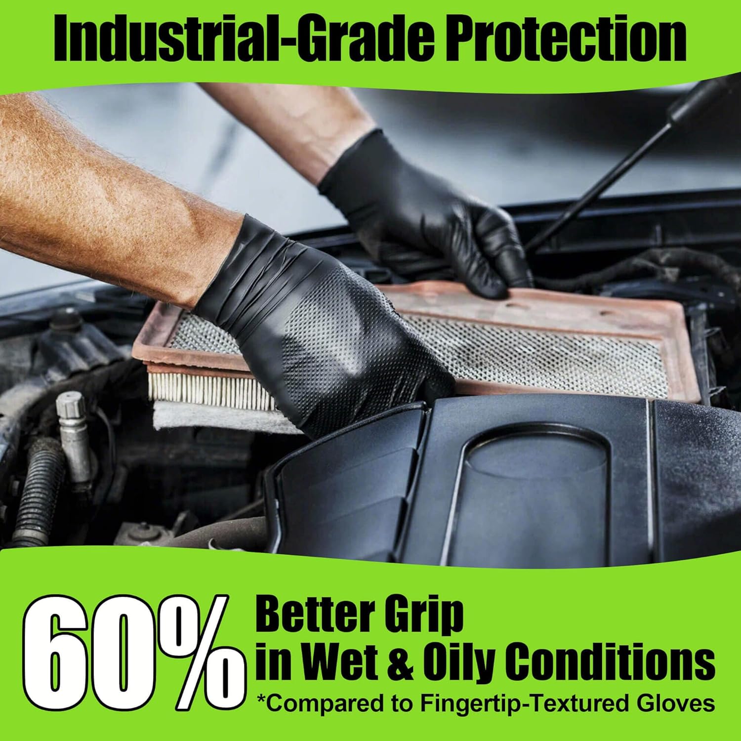 10 Mil Nitrile Gloves Large -  - Nitrile Mechanic Glove incelemesi ve fiyatı