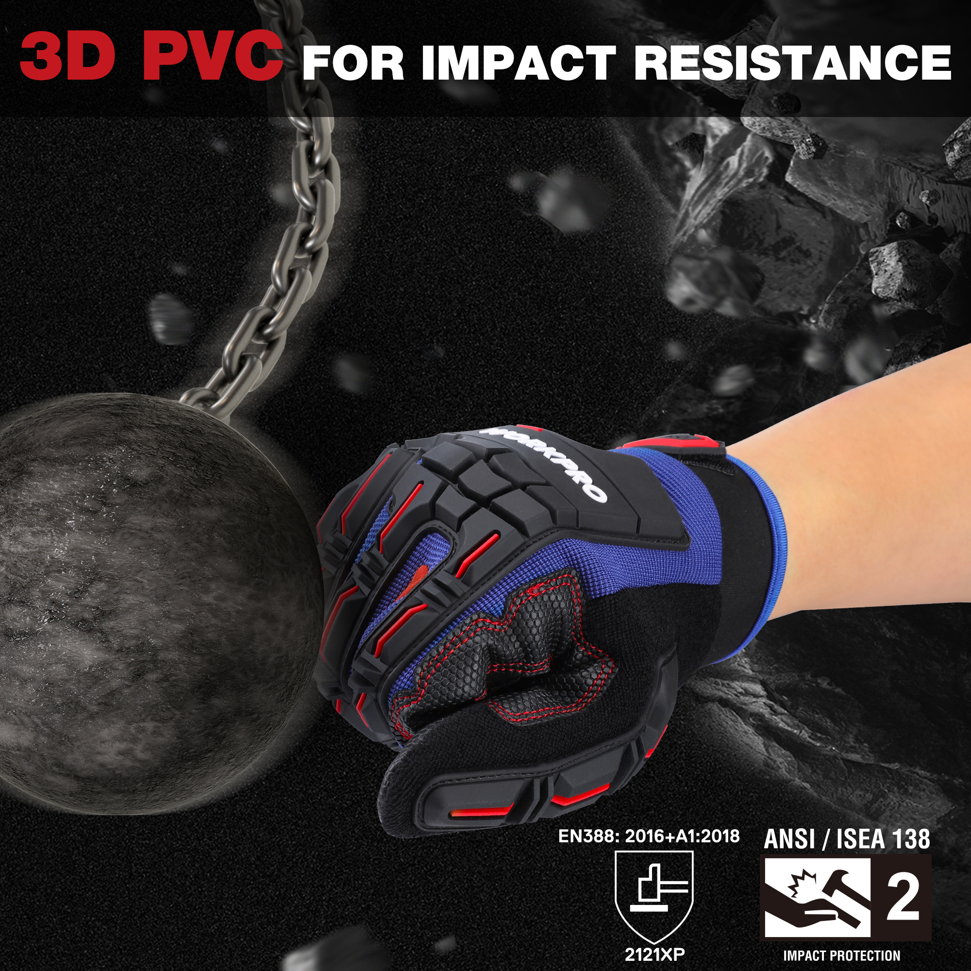 WORKPRO Heavy-duty Work Gloves - Work Glove Impact incelemesi ve fiyatı