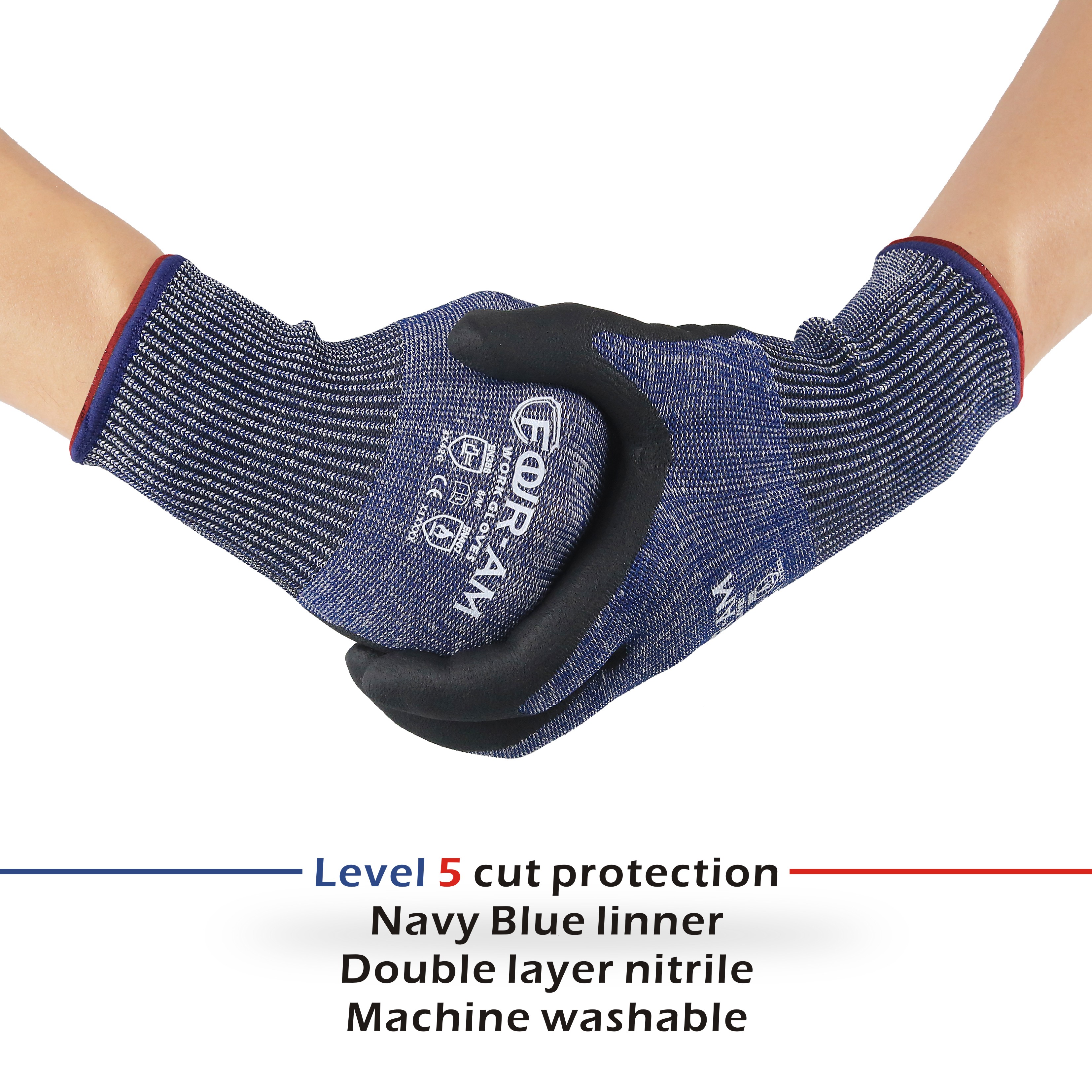 1/3Pair, Level 5Cut-Resistant  - Nitrile Mechanic Glove incelemesi ve fiyatı