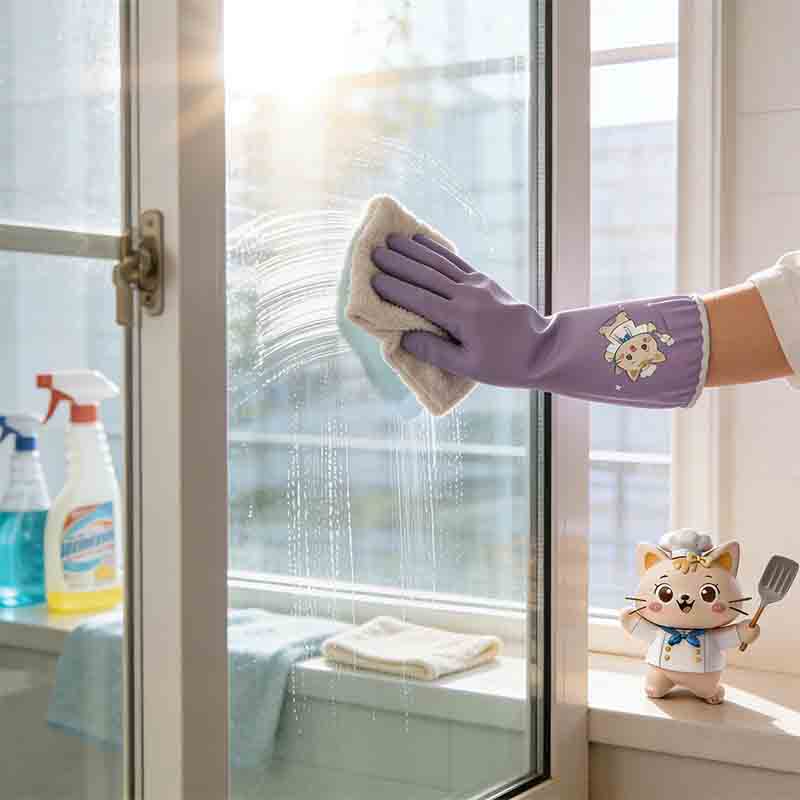1 pair of household cleaning a - Dish Glove Rubber incelemesi ve fiyatı