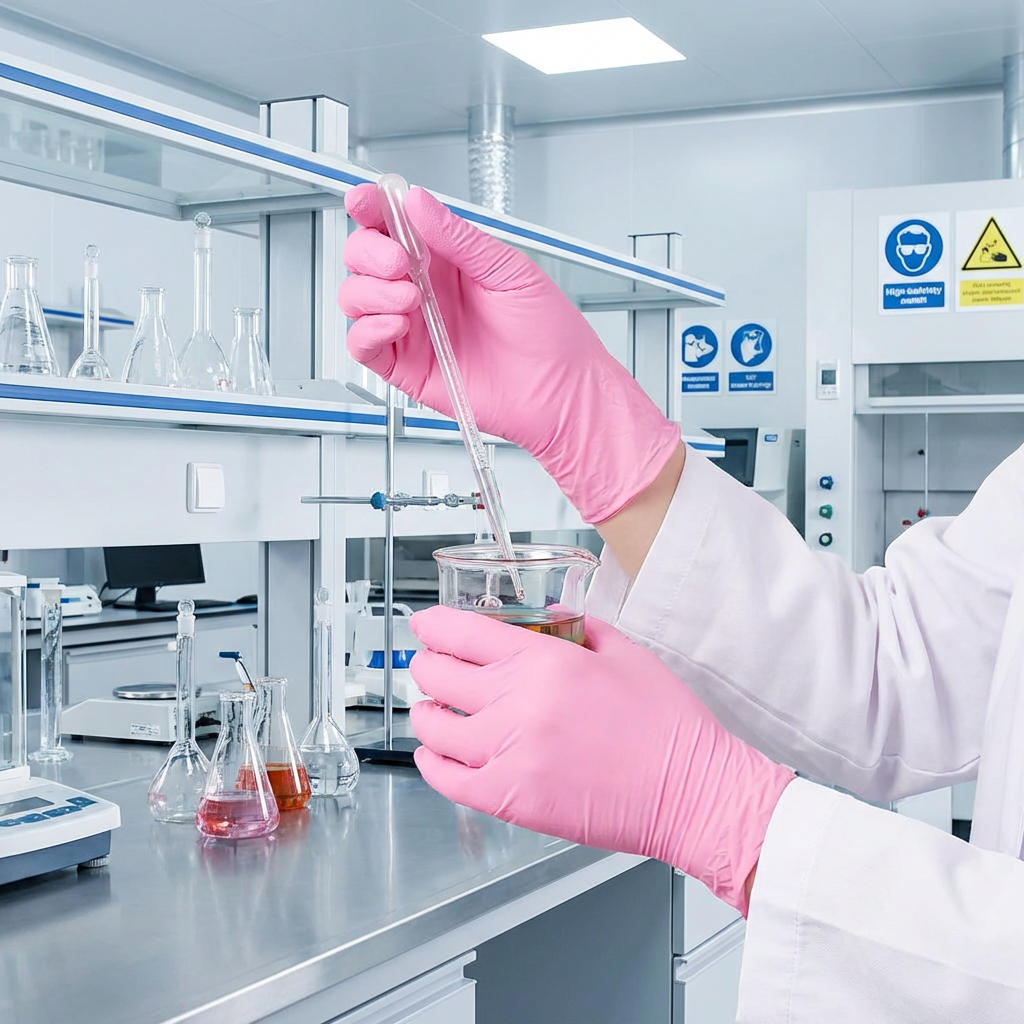 Simple Pink Nitrile Gloves 100 - Rubber Glove Cleaning incelemesi ve fiyatı