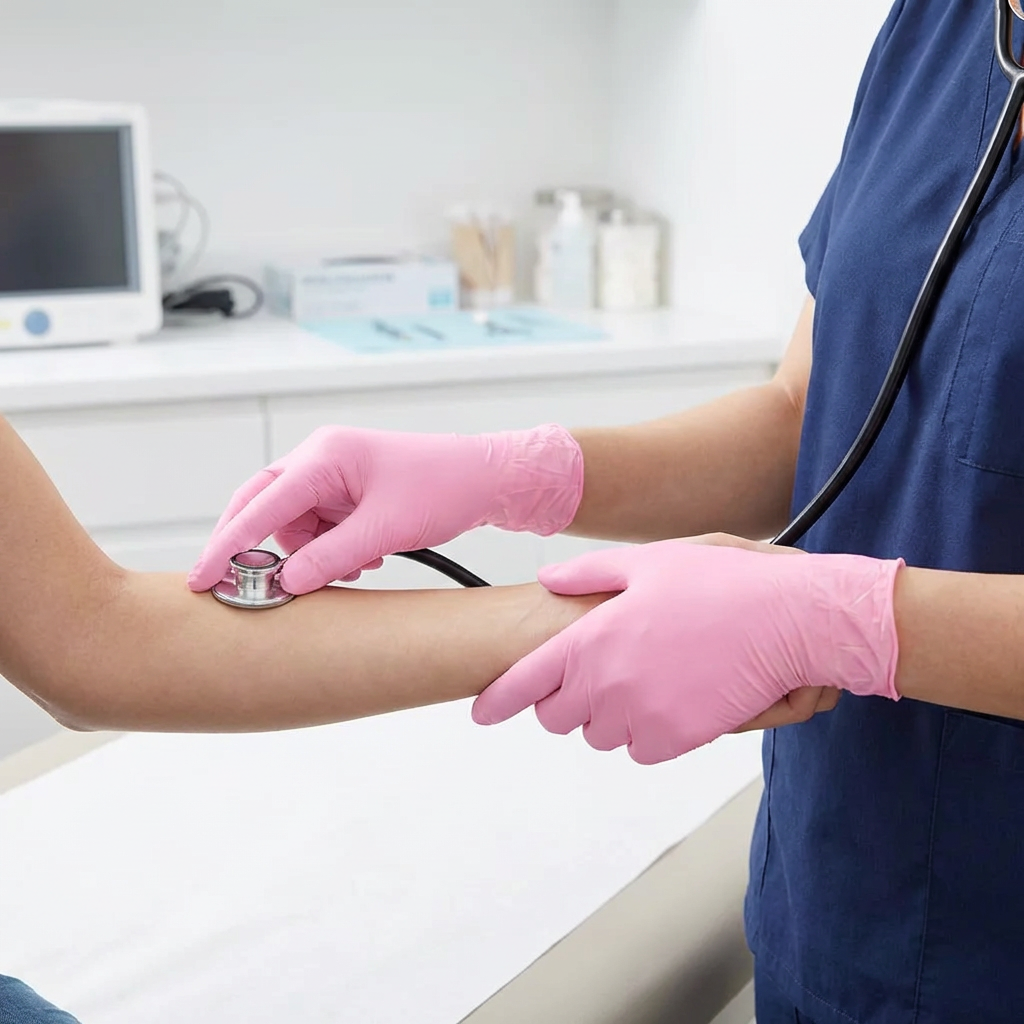 Simple Pink Nitrile Gloves 100 - Rubber Glove Cleaning incelemesi ve fiyatı