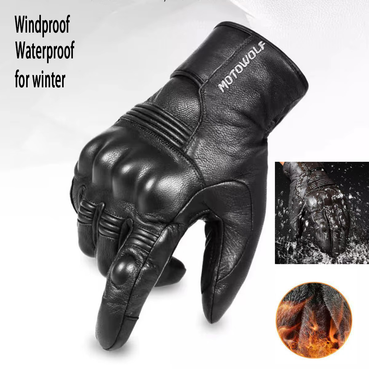 Leather Motorcycle Gloves Men' - Motorcycle Glove Knuckle incelemesi ve fiyatı