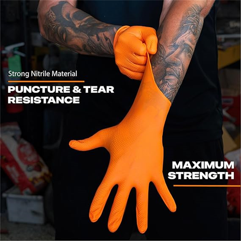 8mil Heavy Duty Industrial Ora - Nitrile Mechanic Glove incelemesi ve fiyatı
