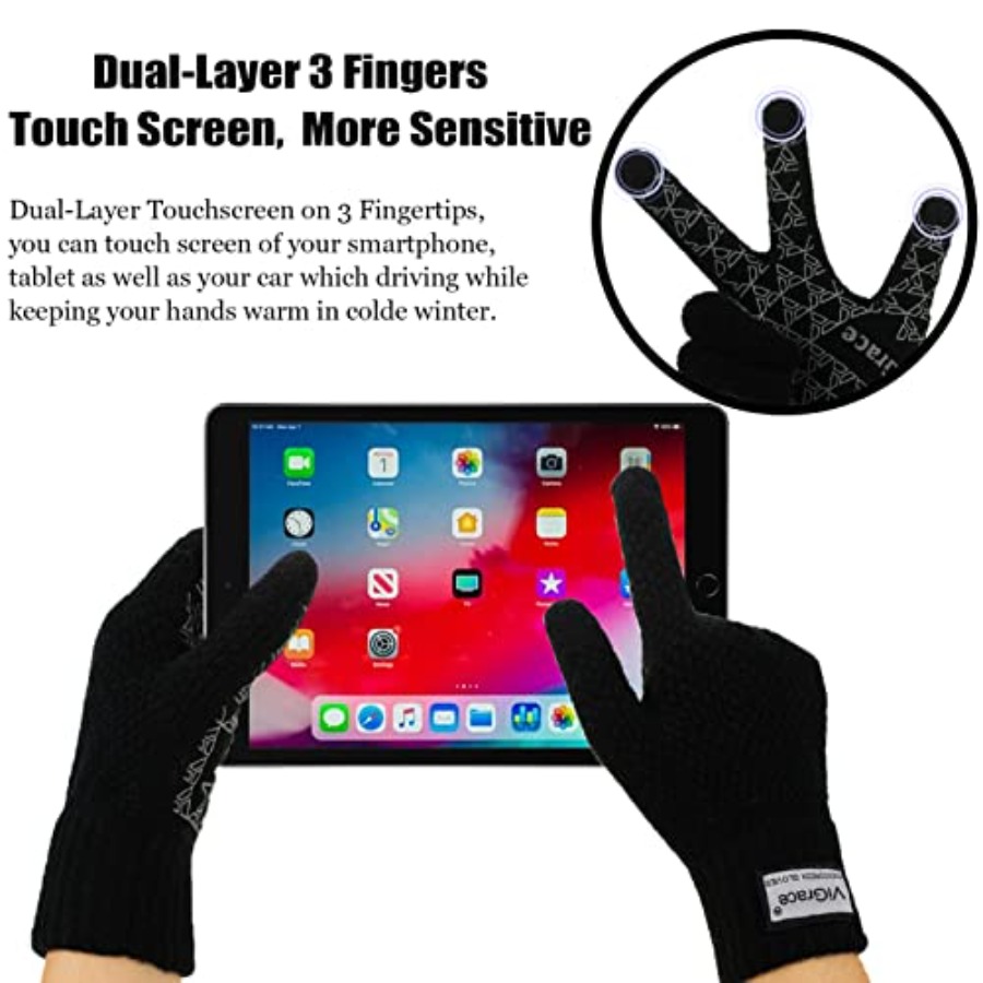 Winter Warm Touchscreen Gloves - Wool Glove Lined incelemesi ve fiyatı