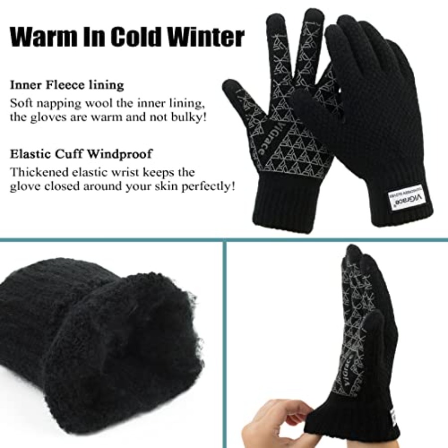 Winter Warm Touchscreen Gloves - Wool Glove Lined incelemesi ve fiyatı