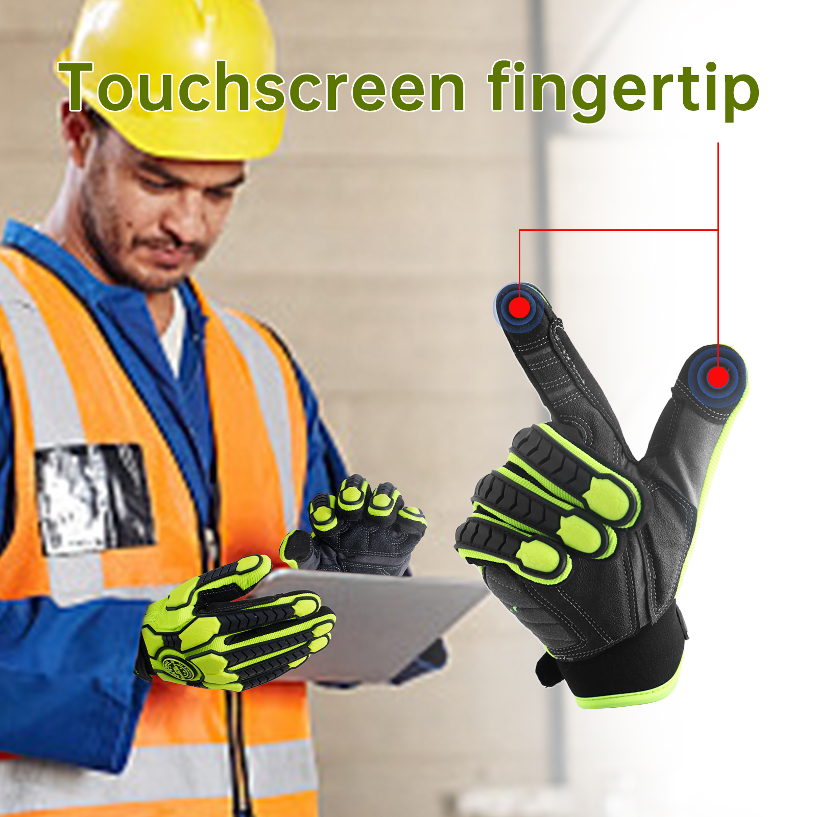 HANDLANDY Anti Vibration Heavy - Work Glove Impact incelemesi ve fiyatı