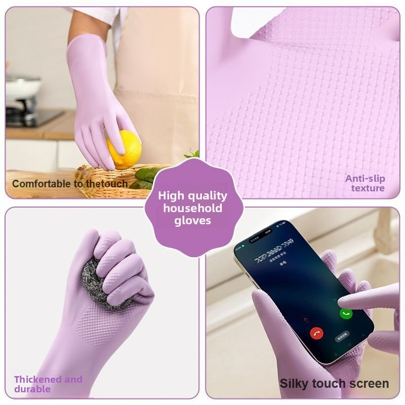 Latex Dish Washing Gloves,with - Dish Glove Rubber incelemesi ve fiyatı