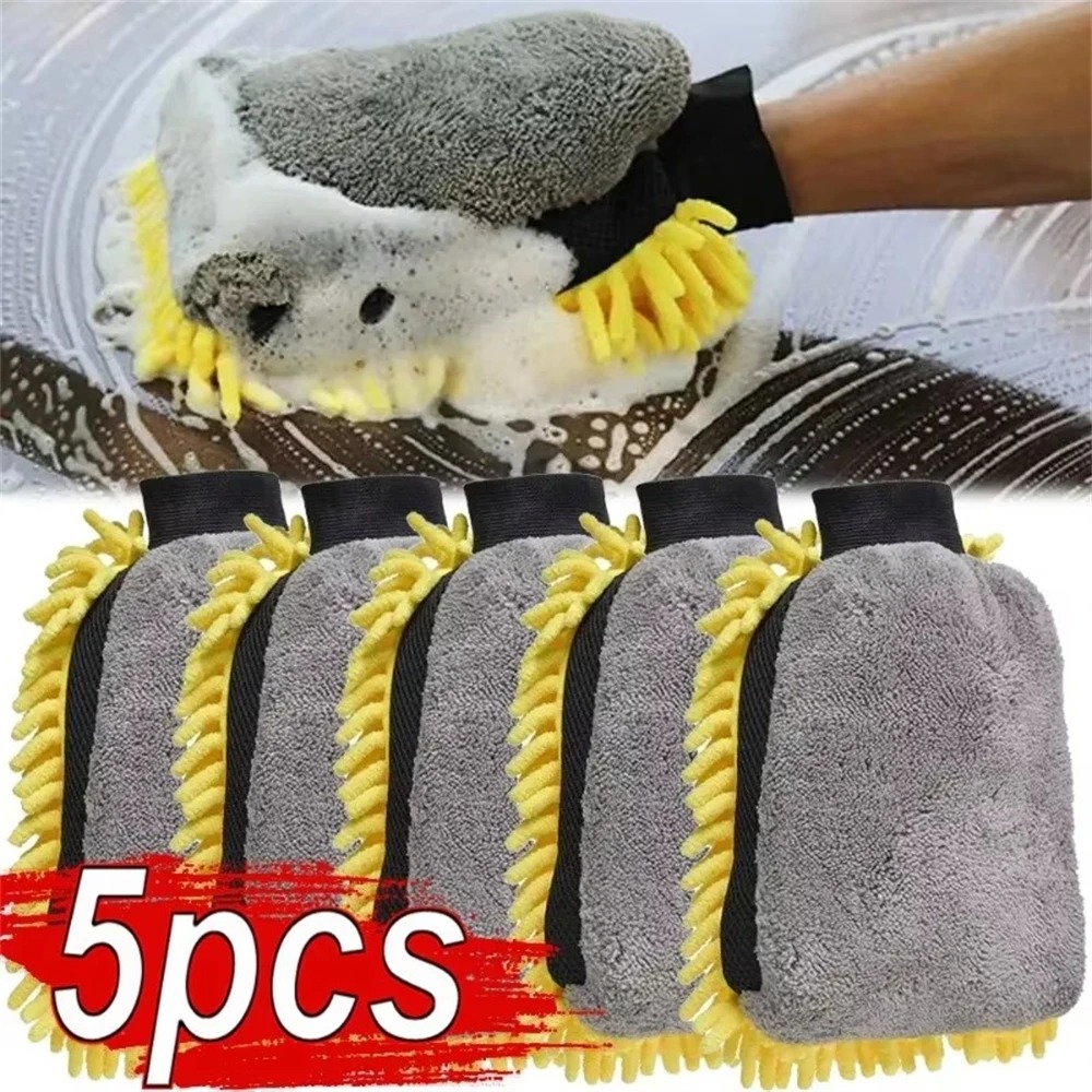 1/5pcs Car Washing Gloves Wate - Gardening Glove Waterproof incelemesi ve fiyatı