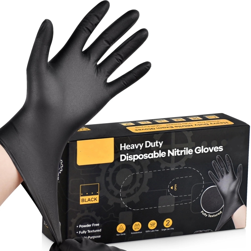 20PCS Black Disposable Nitrile - Nitrile Mechanic Glove incelemesi ve fiyatı