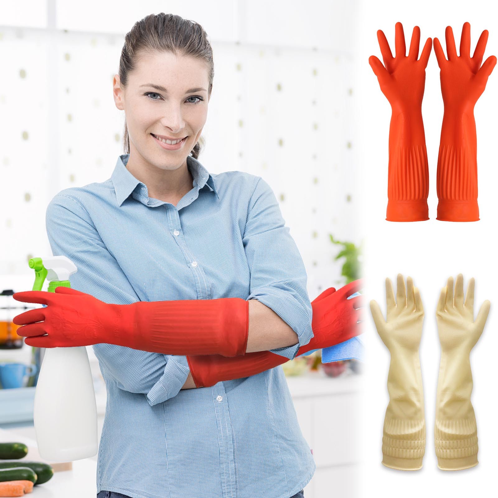 1pair Flexible Comfortable Rub - Dish Glove Rubber incelemesi ve fiyatı
