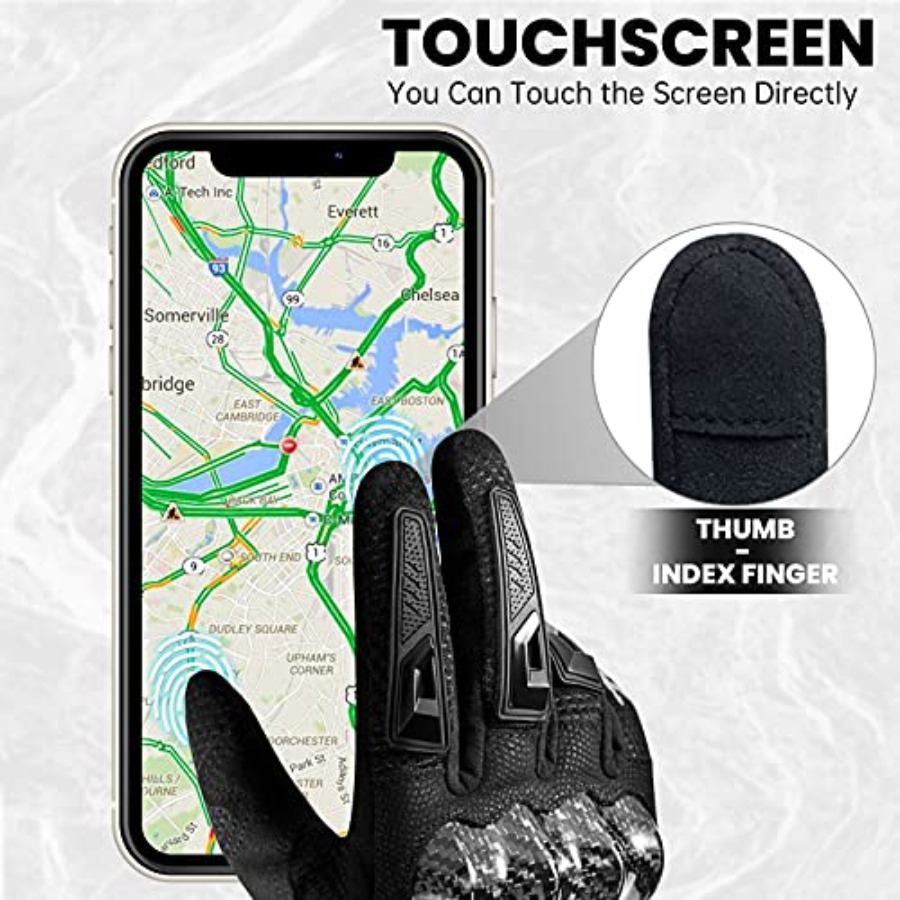 Motorcycle Gloves Touchscreen  - Motorcycle Glove Knuckle incelemesi ve fiyatı