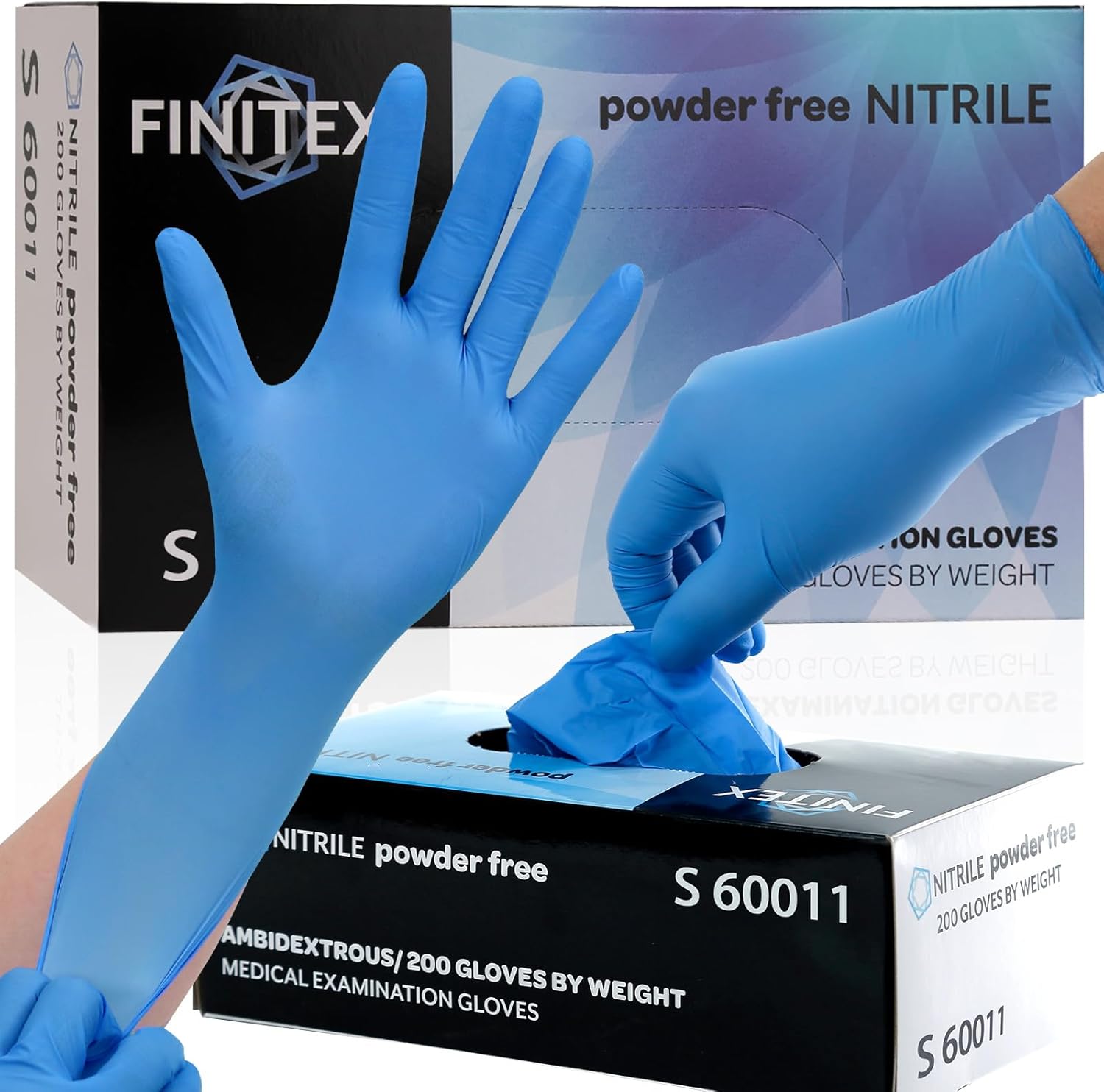 Blue Nitrile Exam Gloves - 200 - Exam Glove Nitrile incelemesi ve fiyatı