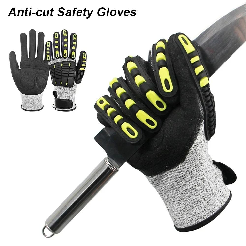 1Pair Anti-vibration Protectio - Nitrile Mechanic Glove incelemesi ve fiyatı