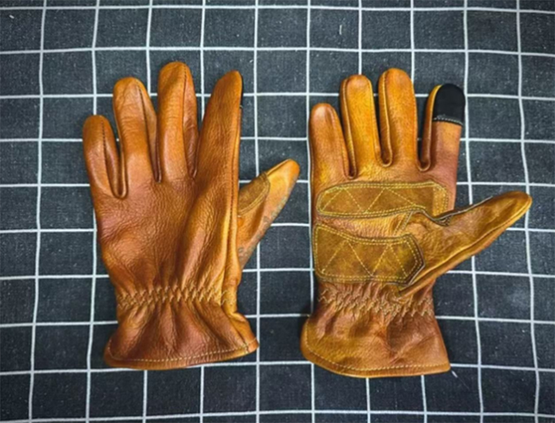 Handmade Genuine Leather Retro - Motorcycle Glove Knuckle incelemesi ve fiyatı