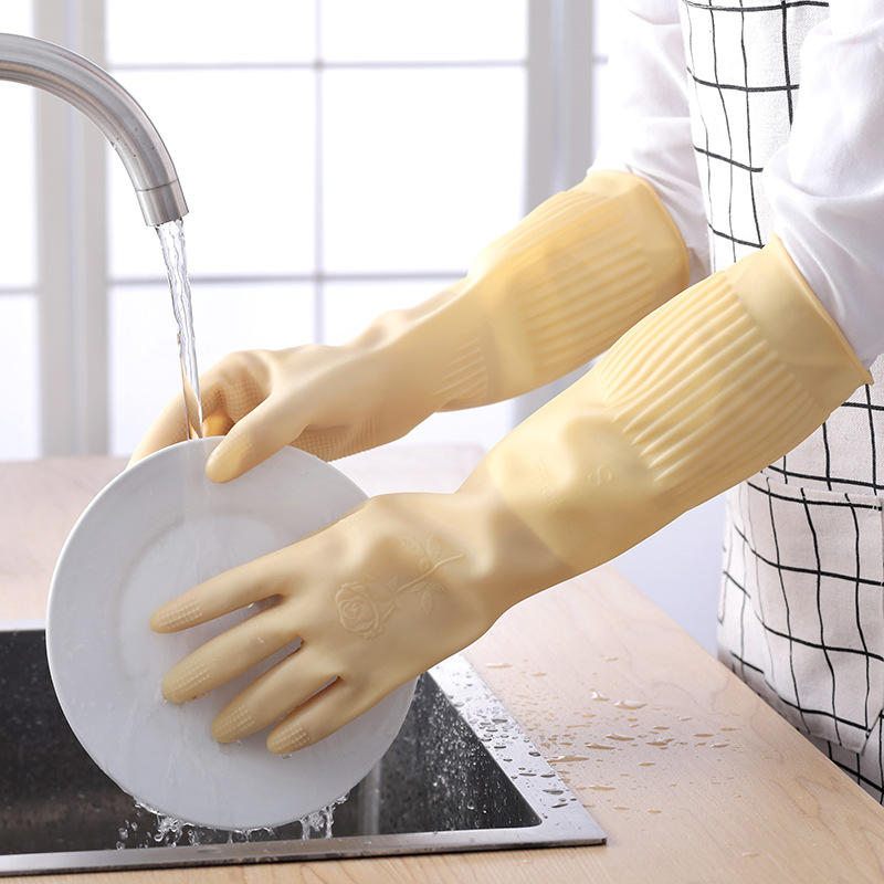 38cm Household Laundry Gloves  - Dish Glove Rubber incelemesi ve fiyatı