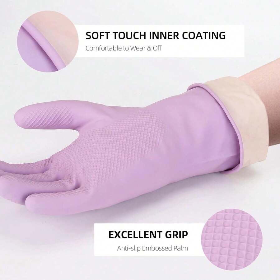 6 Pairs Rubber Cleaning Gloves - Dish Glove Rubber incelemesi ve fiyatı