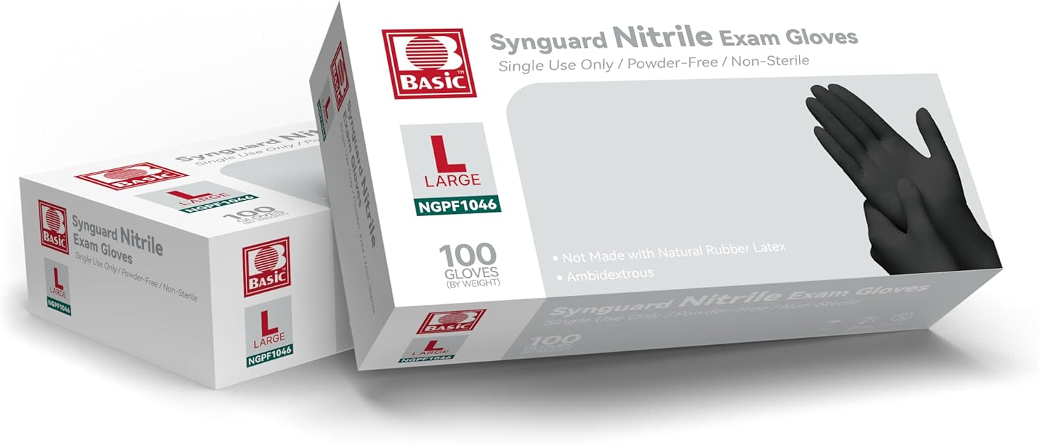 Large Black Nitrile Exam Glove - Exam Glove Nitrile incelemesi ve fiyatı