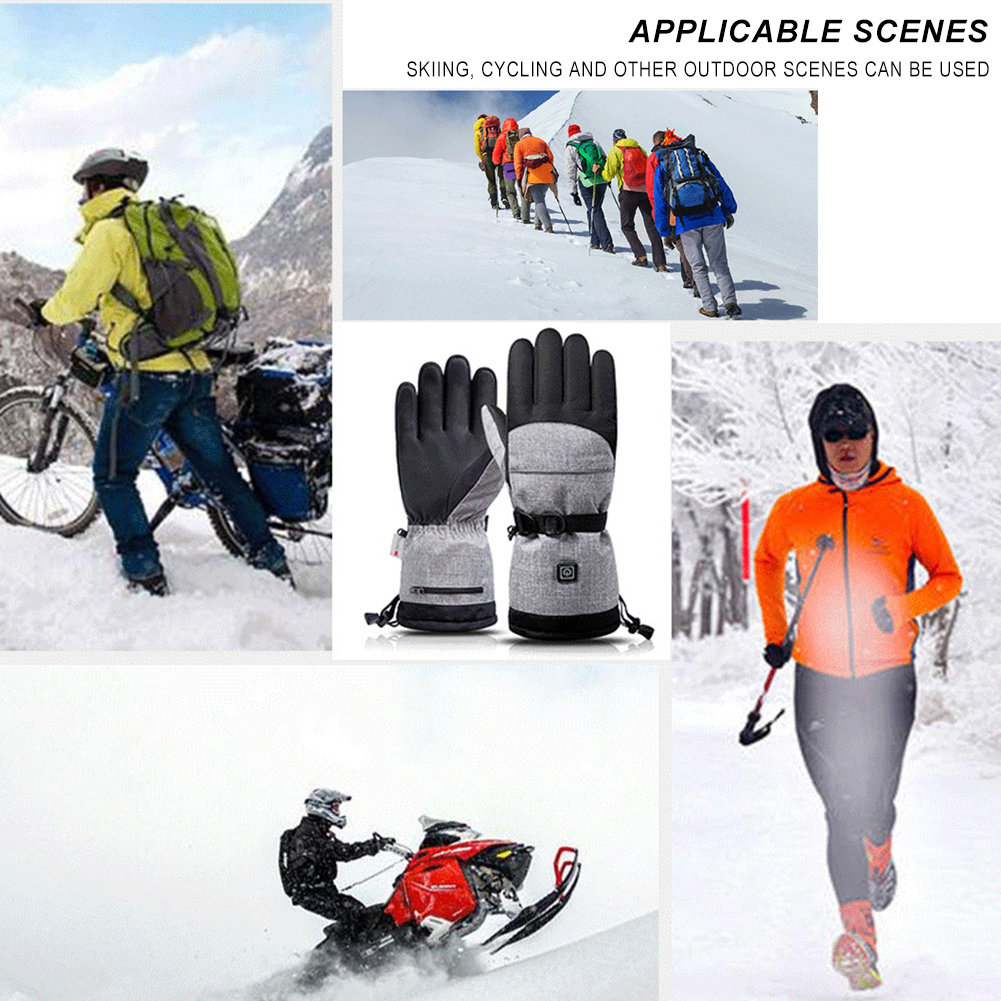 Electric Heated Gloves Men Wom - Ski Glove Waterproof incelemesi ve fiyatı