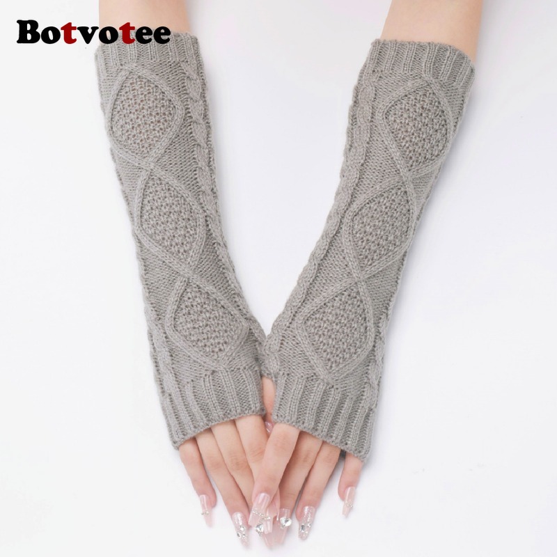 Botvotee Sleeves for Women Arm - Fingerless Glove Knit incelemesi ve fiyatı