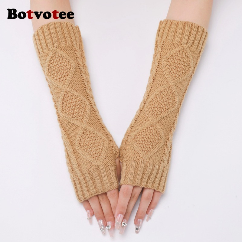 Botvotee Sleeves for Women Arm - Fingerless Glove Knit incelemesi ve fiyatı