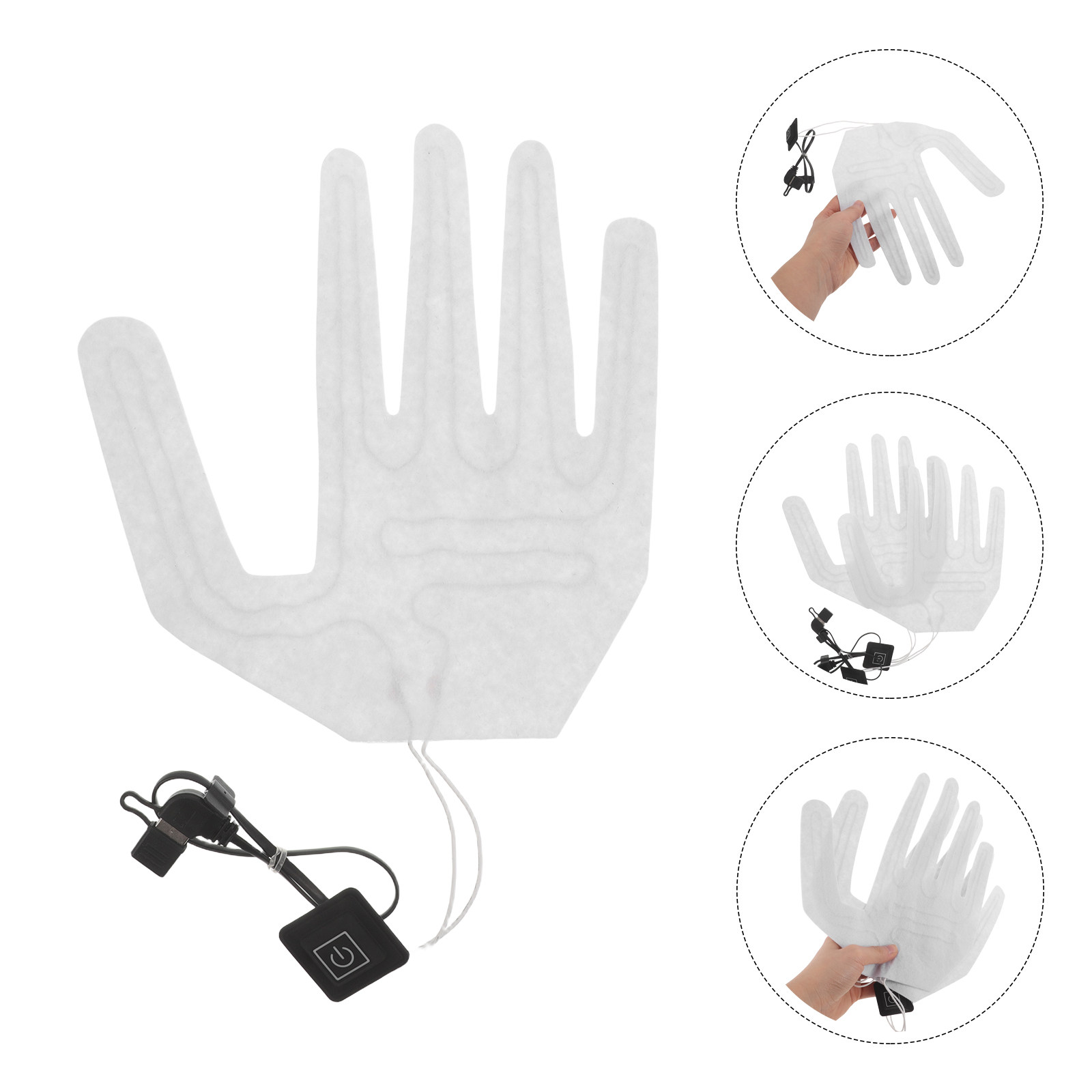 2Pcs Full Finger Electric Heat - Cycling Glove Padded incelemesi ve fiyatı