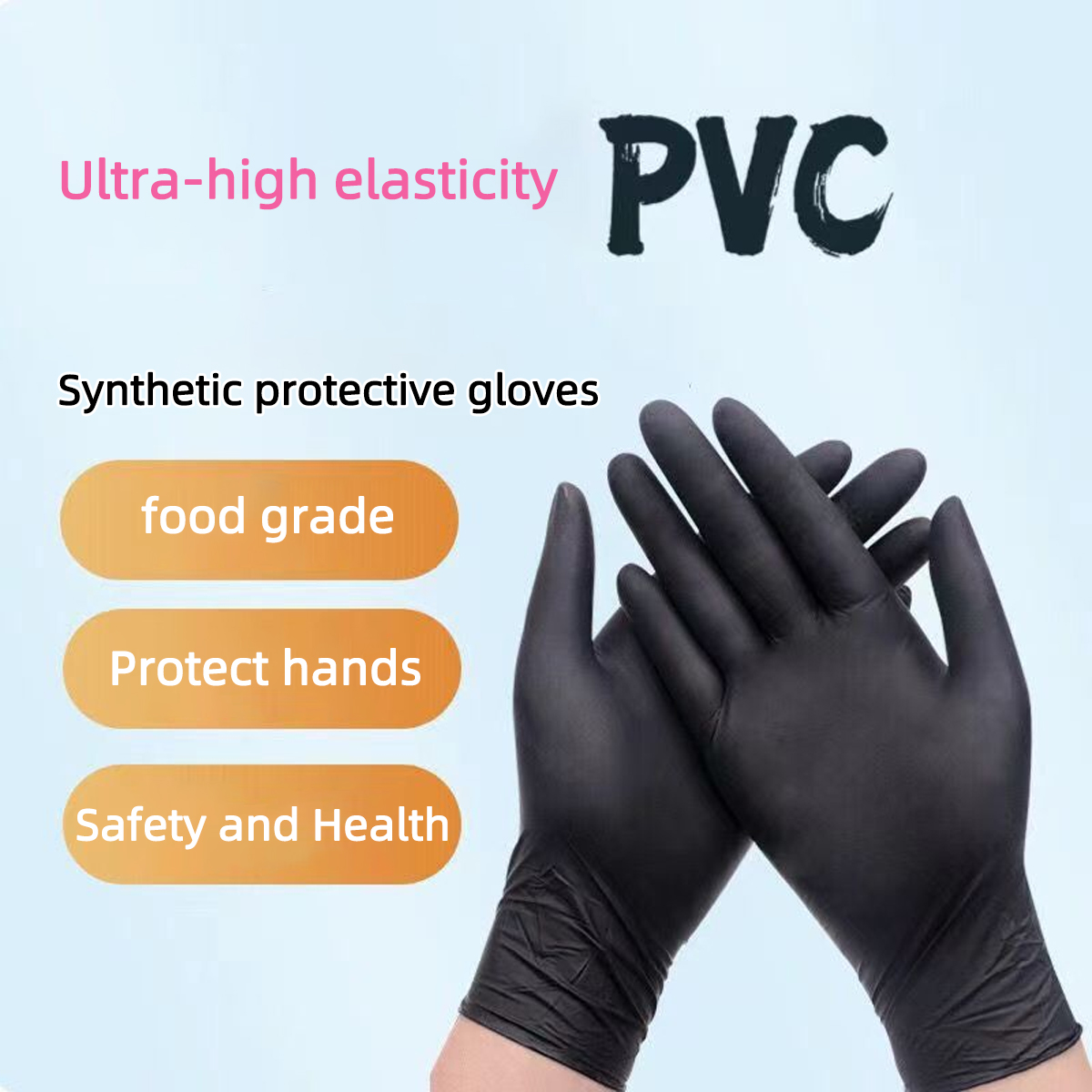 Heavy-Duty Black Disposable Ni - Nitrile Mechanic Glove incelemesi ve fiyatı