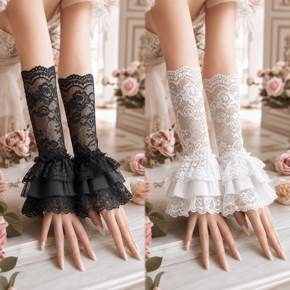 Ruched Pleated Detachable Cuff - Fingerless Glove Knit incelemesi ve fiyatı