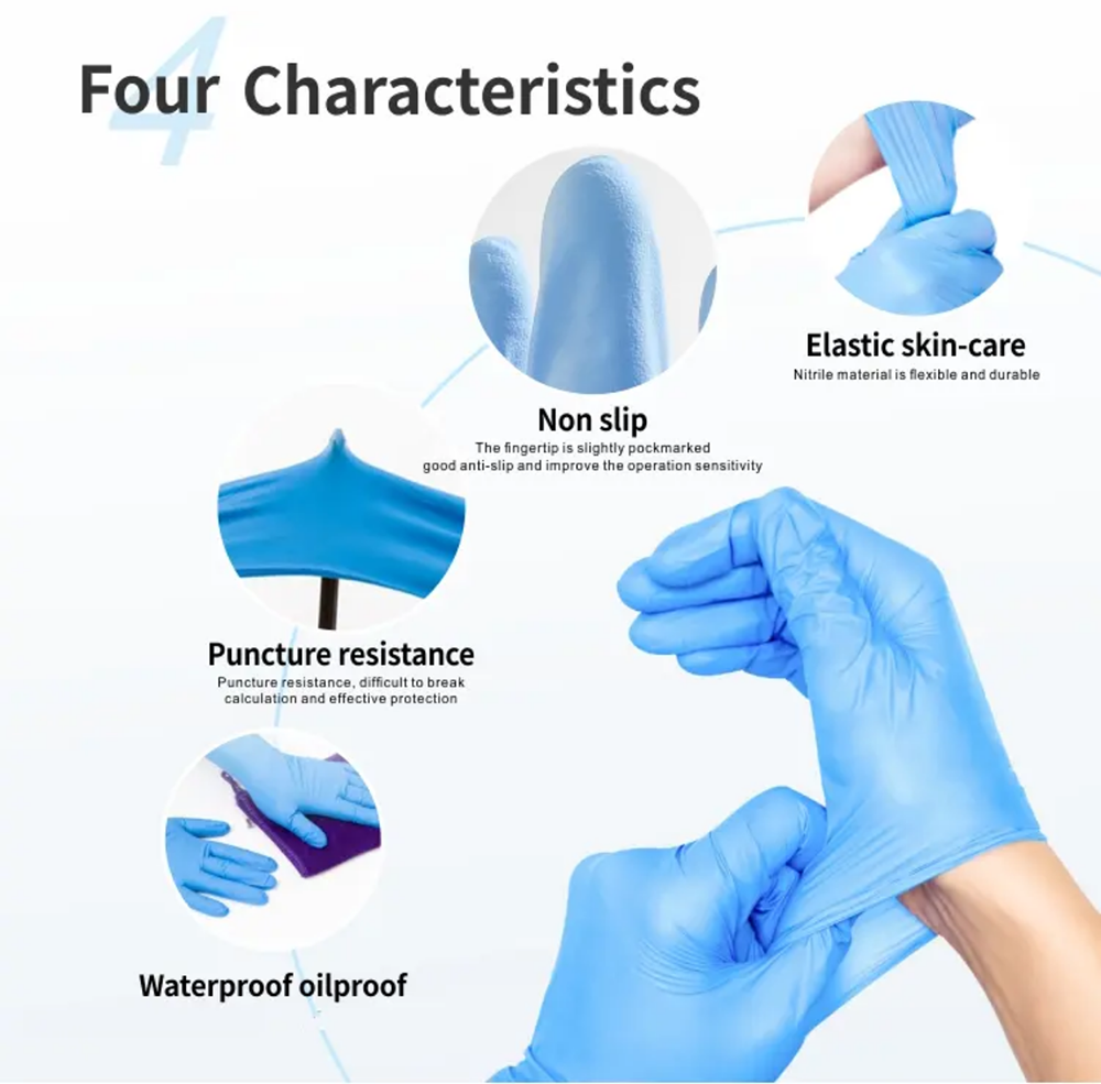 Nitrile Exam Gloves-Blue Latex - Exam Glove Nitrile incelemesi ve fiyatı