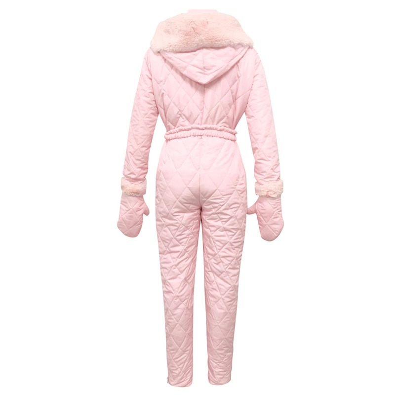 Couple's Solid Color Ski Suit, - Ski Glove Waterproof incelemesi ve fiyatı