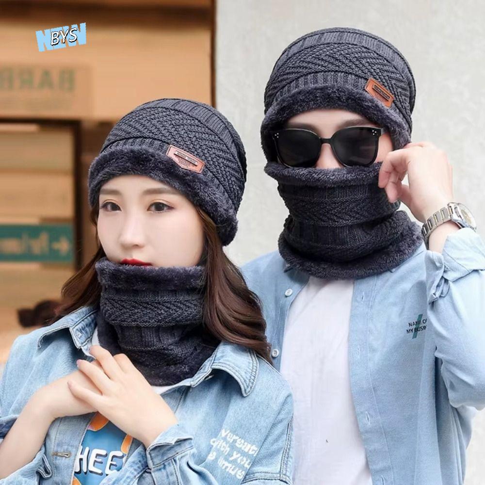 4pcs/set Soft Winter Beanie Ha - Wool Glove Lined incelemesi ve fiyatı