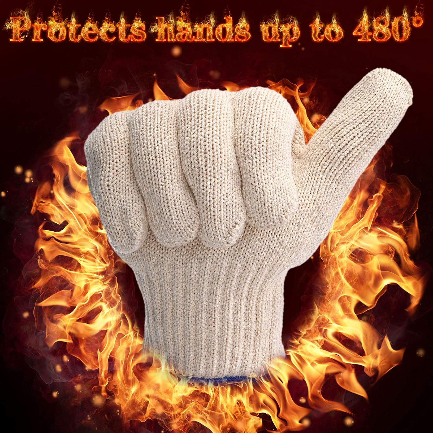 4 Pairs Heat Resistant Gloves, - Heat Resistant Glove incelemesi ve fiyatı