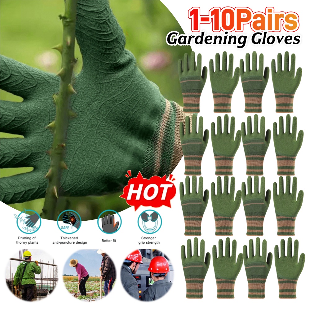 1-10Pairs Gardening Gloves Wat - Gardening Glove Waterproof incelemesi ve fiyatı