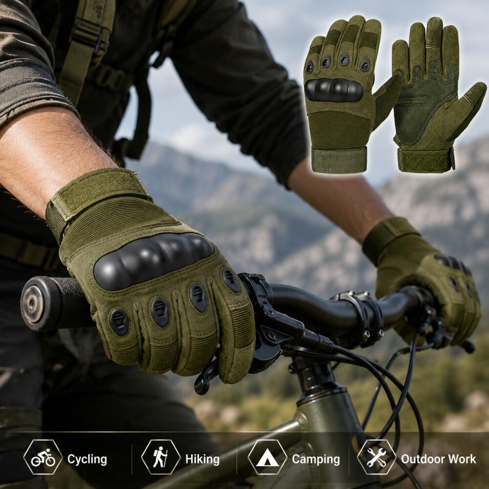 Full Finger Tactical Gloves wi - Motorcycle Glove Knuckle incelemesi ve fiyatı