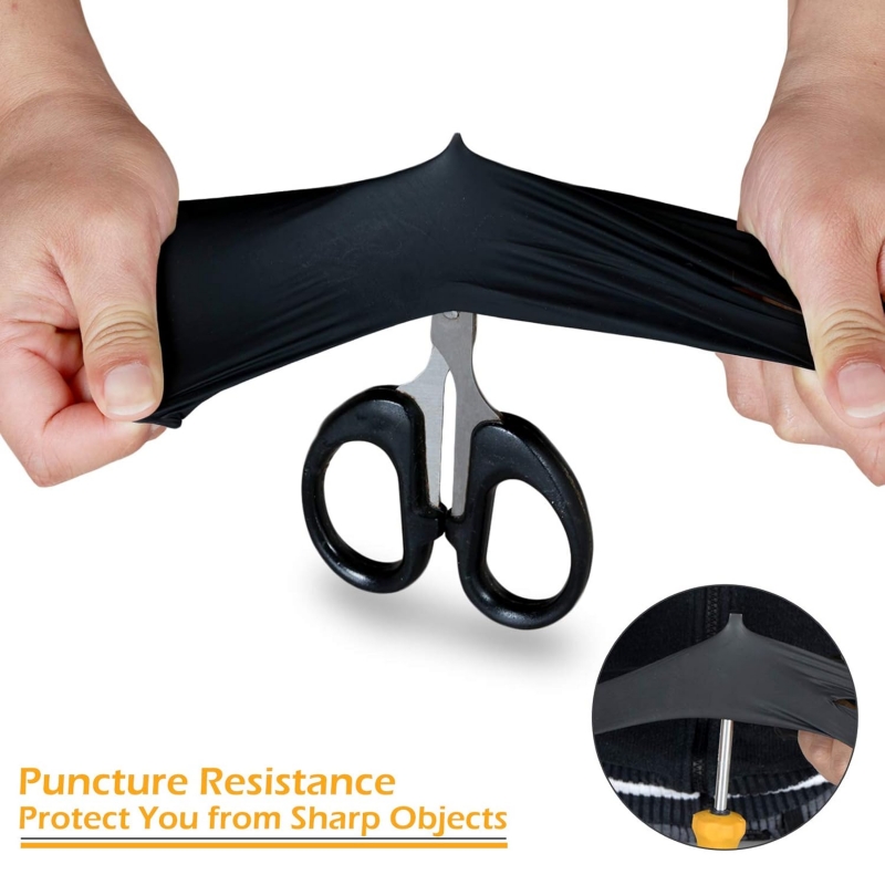 100PCS Black Nitrile Gloves Di - Nitrile Mechanic Glove incelemesi ve fiyatı