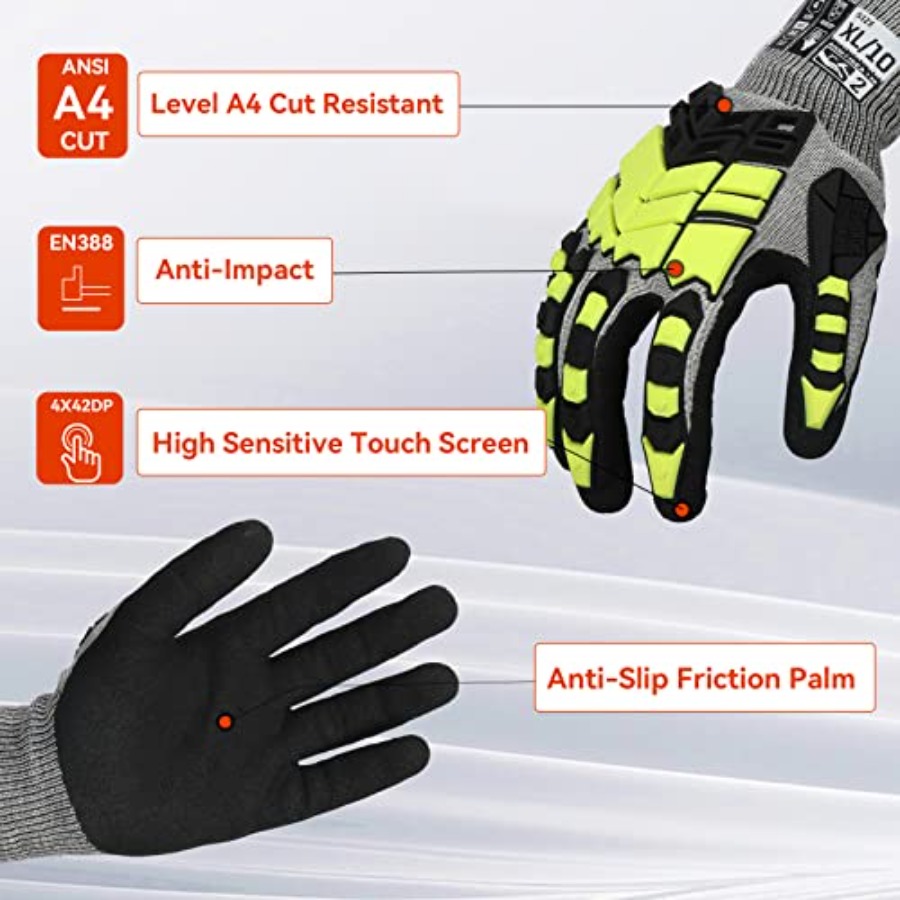 Safety Work Gloves, Impact Glo - Work Glove Impact incelemesi ve fiyatı