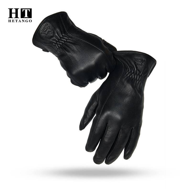  Winter Men's Black Buckskin  - Wool Glove Lined incelemesi ve fiyatı