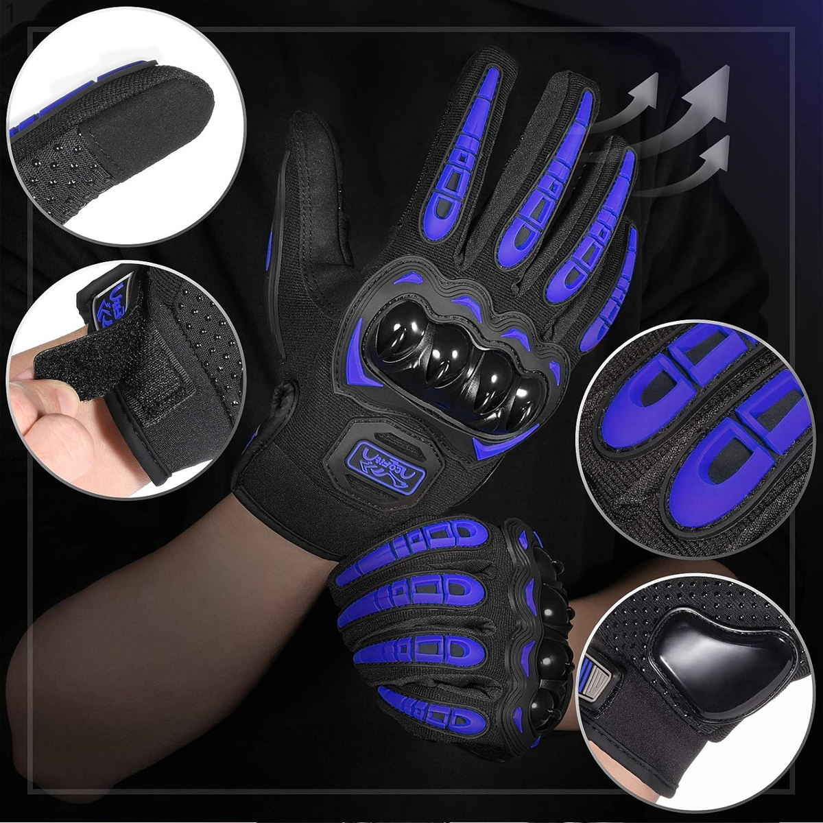 Men Motorcycle Gloves Touch Sc - Motorcycle Glove Knuckle incelemesi ve fiyatı