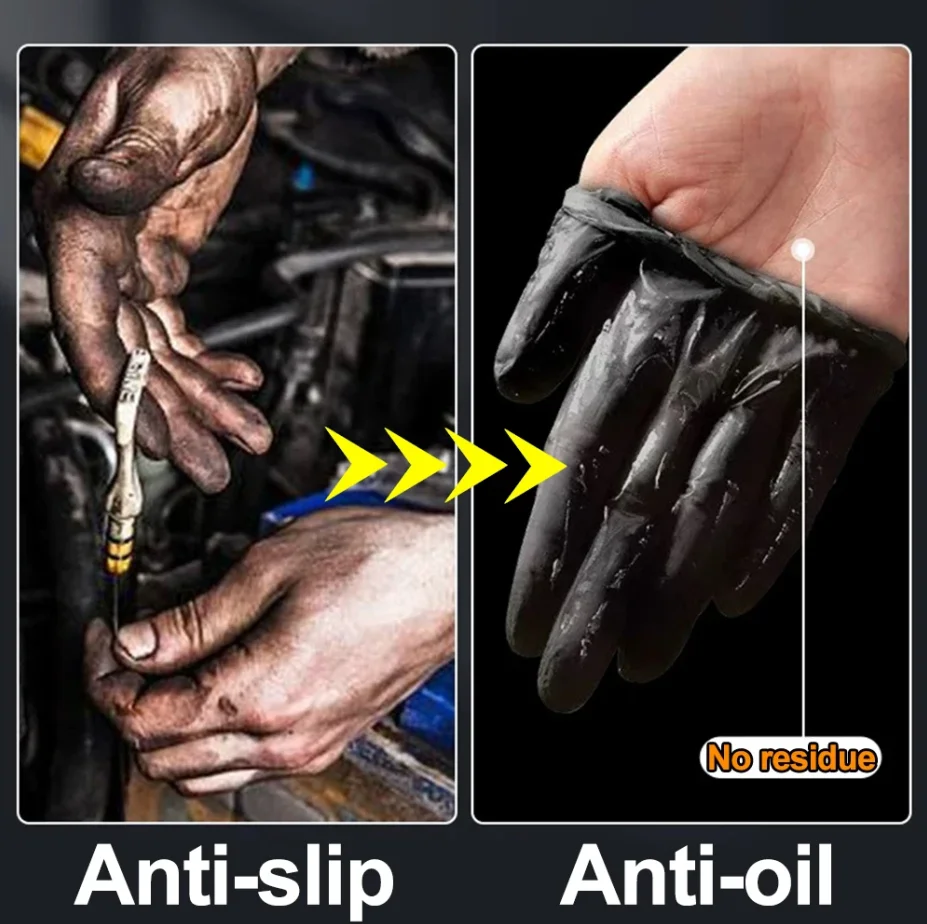 30/10Pcs Thick 8mil Nitrile Gl - Nitrile Mechanic Glove incelemesi ve fiyatı